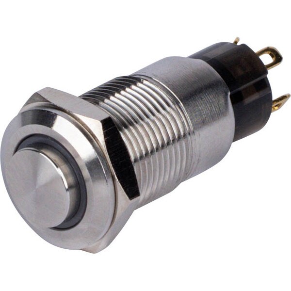 Main product image for SPST 12mm Stainless Steel Waterproof Push Button Latching Switch060-651